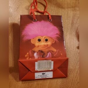 Vintage Good Luck Troll Valentine Gift Bag & Pencil Top 90s